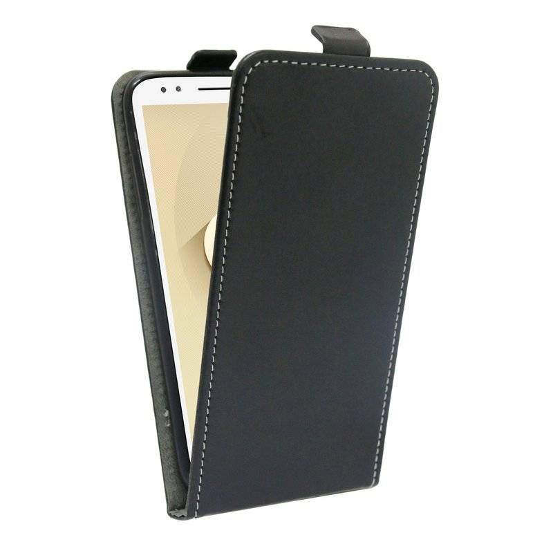 Alcatel 1X Handyhülle Tasche Flip Case Smartphone Schutzhülle Schwarz