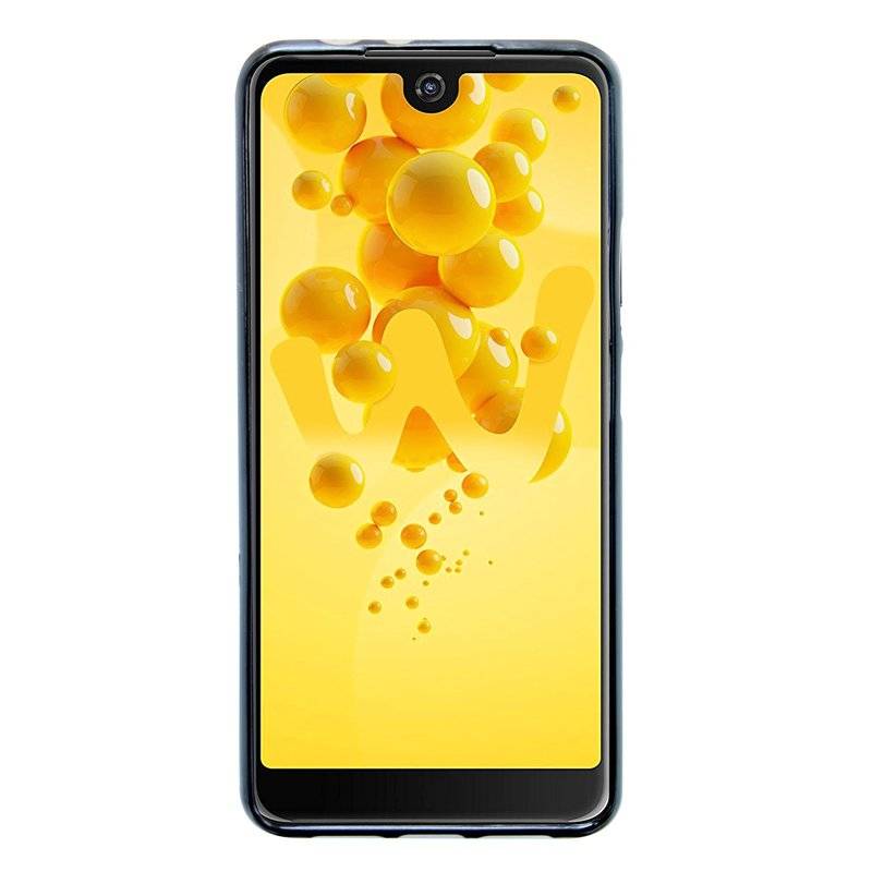 Wiko View 2 Handy Silikon Schutzhülle Cover Case Schwarz