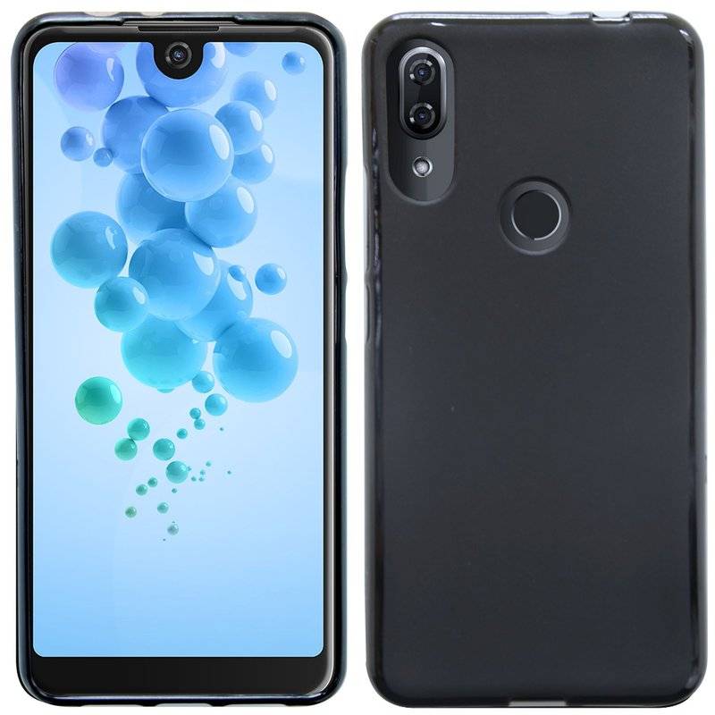 Wiko View 2 Pro Handy Silikon Schutzhülle Cover Case Schwarz