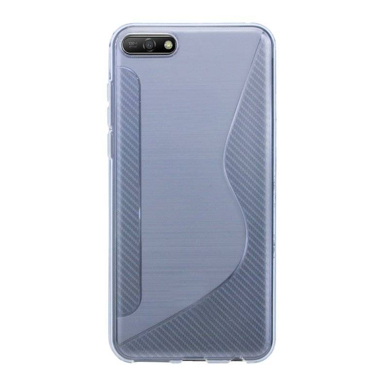 Huawei Y5 2018 Handy Silikon Schutzhülle Cover Case Transparent