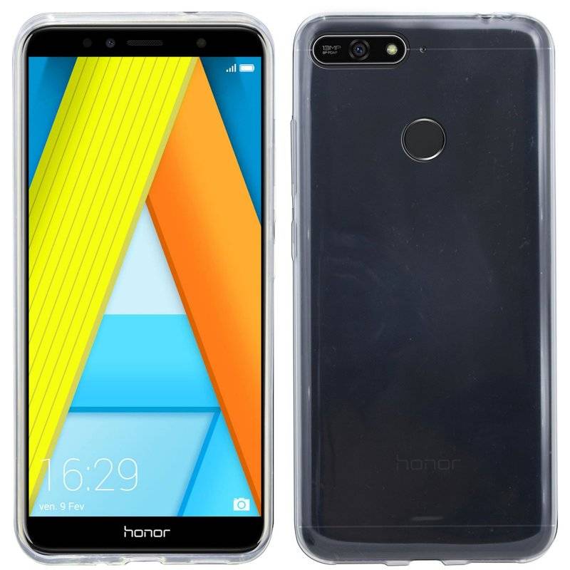 Honor 7A Pro Handy Silikon Schutzhülle Cover Case Transparent