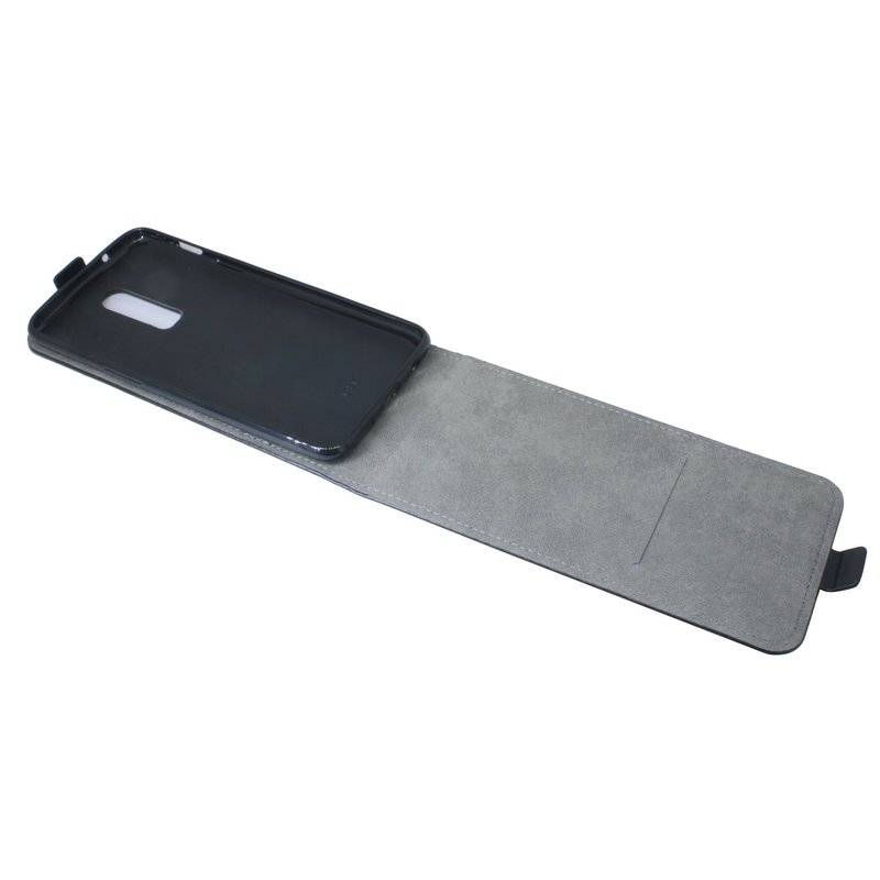 OnePlus 6 Handyhülle Tasche Flip Case Smartphone Schutzhülle Schwarz