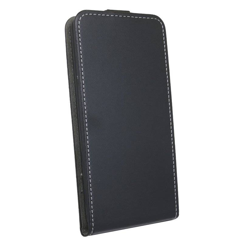 Wiko View Go Handyhülle Tasche Flip Case Smartphone Schutzhülle Schwarz