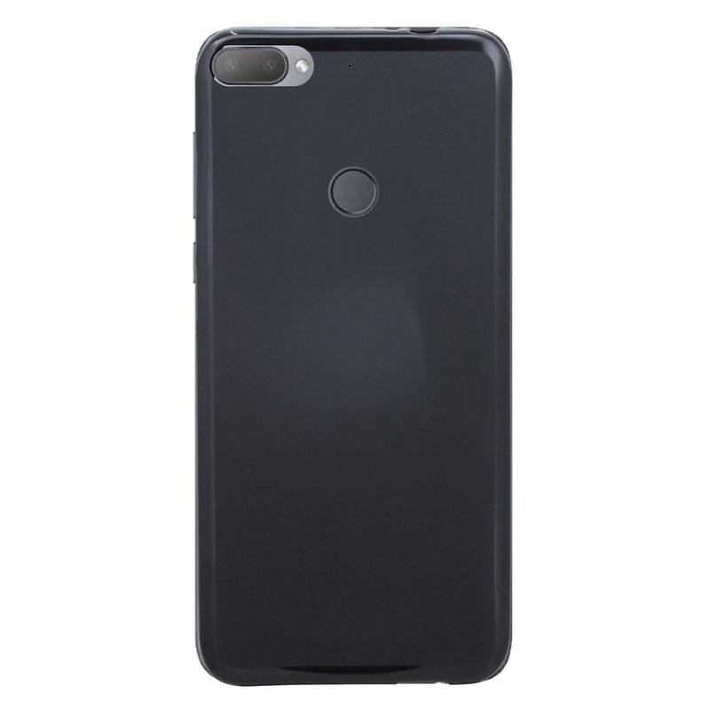 HTC Desire 12+ (Plus) Handy Silikon Schutzhülle Cover Case Schwarz