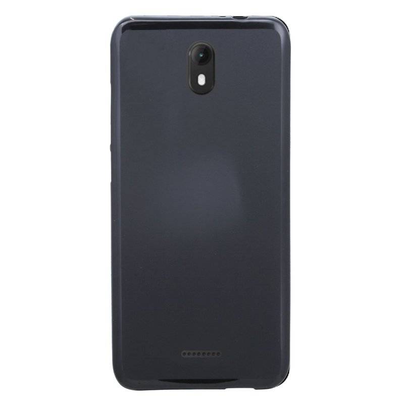 Wiko View Go Handy Silikon Schutzhülle Cover Case Schwarz