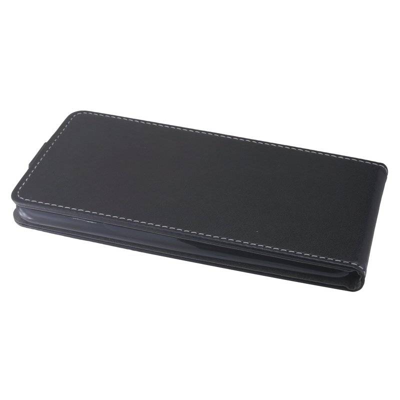 Huawei Y7 2018 Handyhülle Tasche Flip Case Smartphone Schutzhülle Schwarz
