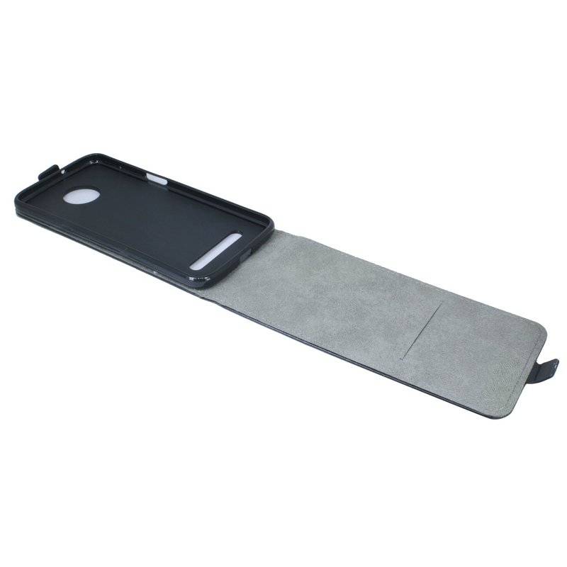 Motorola Moto G6 Play Handyhülle Tasche Flip Case Smartphone Schutzhülle Schwarz