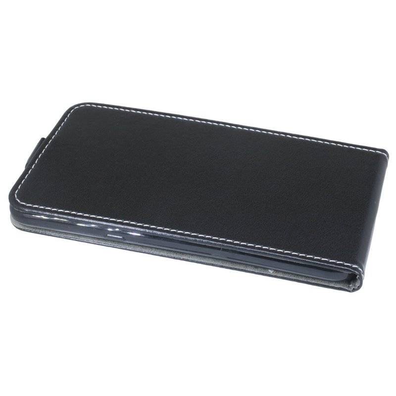 Motorola Moto G6 Play Handyhülle Tasche Flip Case Smartphone Schutzhülle Schwarz