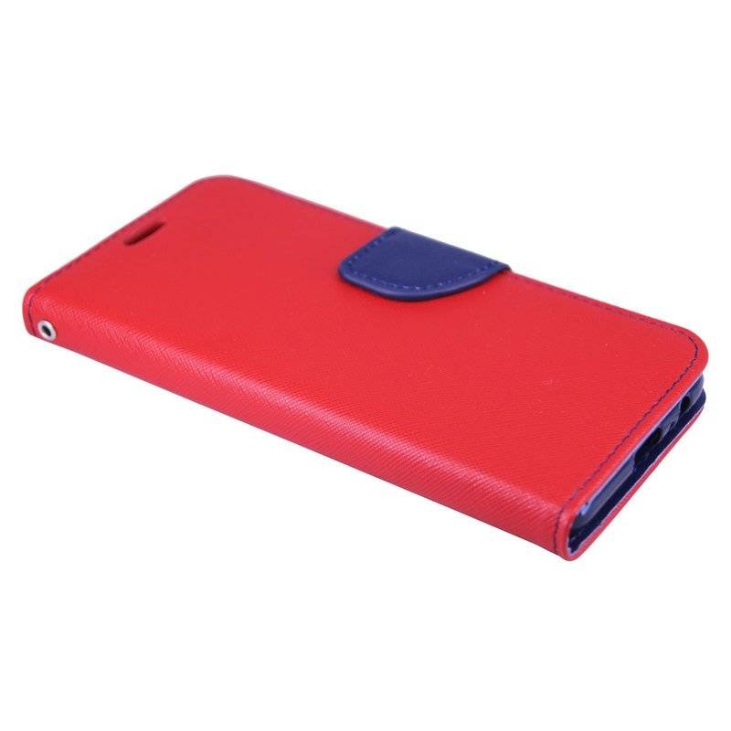 Samsung Galaxy J6 2018 Handyhülle Tasche Flip Case Smartphone Schutzhülle Rot