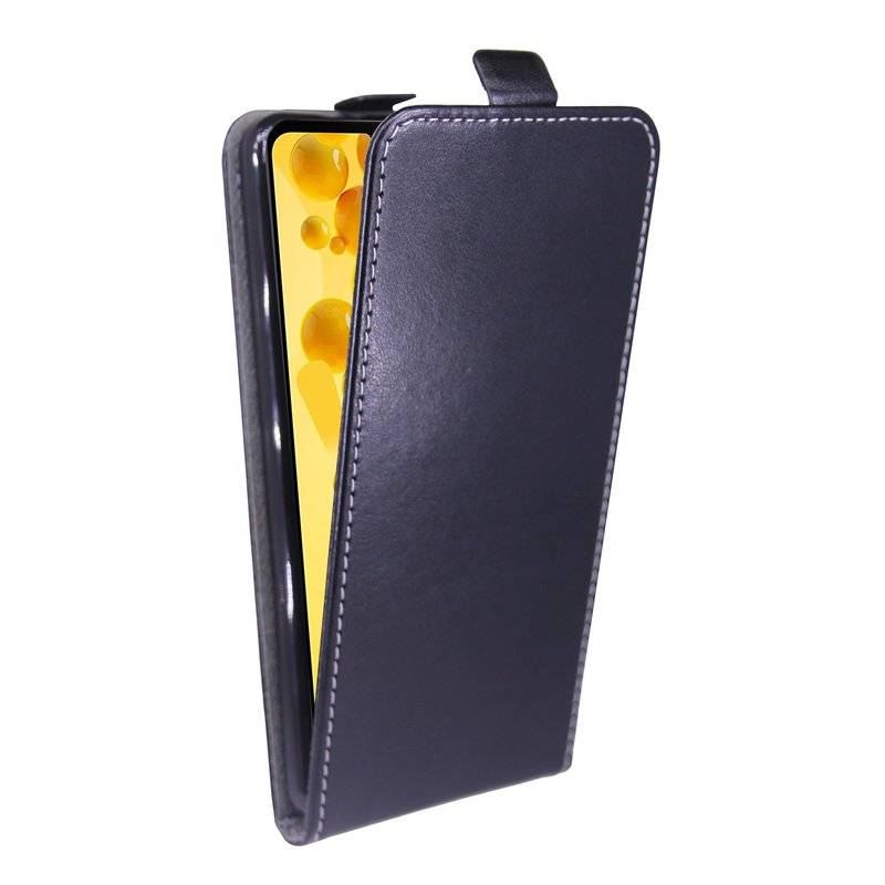 Wiko View 2 Handyhülle Tasche Flip Case Smartphone Schutzhülle Schwarz
