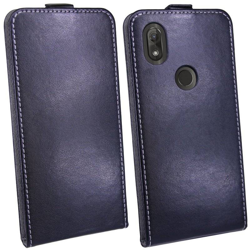 Wiko View 2 Handyhülle Tasche Flip Case Smartphone Schutzhülle Schwarz
