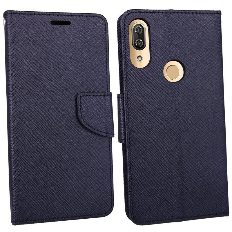Wiko View 2 Handyhülle Tasche Flip Case Smartphone Schutzhülle Schwarz
