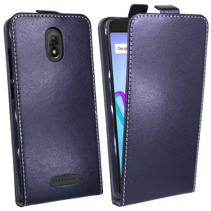 Wiko Jerry 3 Handyhülle Tasche Flip Case Smartphone Schutzhülle Schwarz