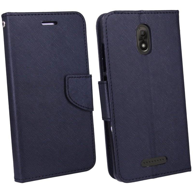 Wiko Jerry 3 Handyhülle Tasche Flip Case Smartphone Schutzhülle Schwarz