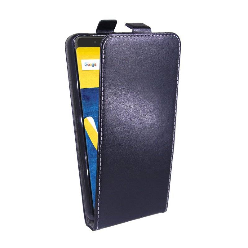 Wiko View Lite Handyhülle Tasche Flip Case Smartphone Schutzhülle Schwarz