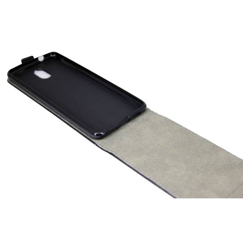 Nokia 3.1 2018 Handyhülle Flip Tasche Smartphone Schutzhülle Schwarz