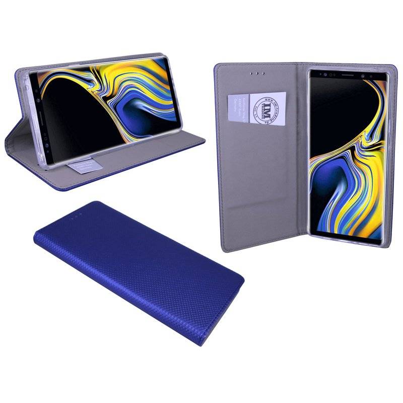 Samsung Galaxy Note 9 Handyhülle Tasche Flip Case Smartphone Schutzhülle Blau