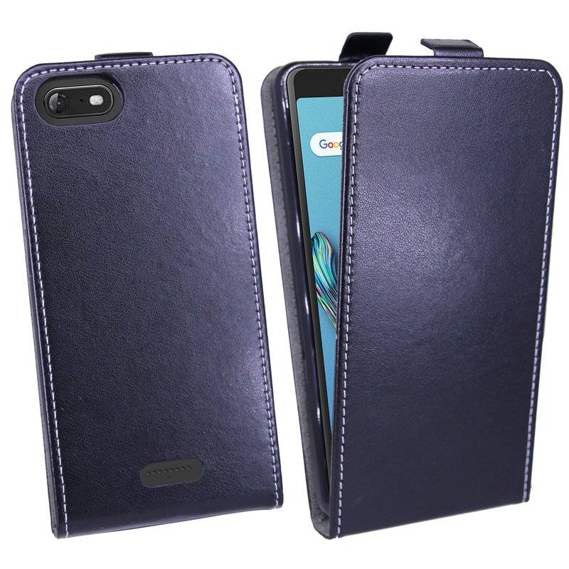 Wiko Tommy 3 Handyhülle Tasche Flip Case Smartphone Schutzhülle Schwarz
