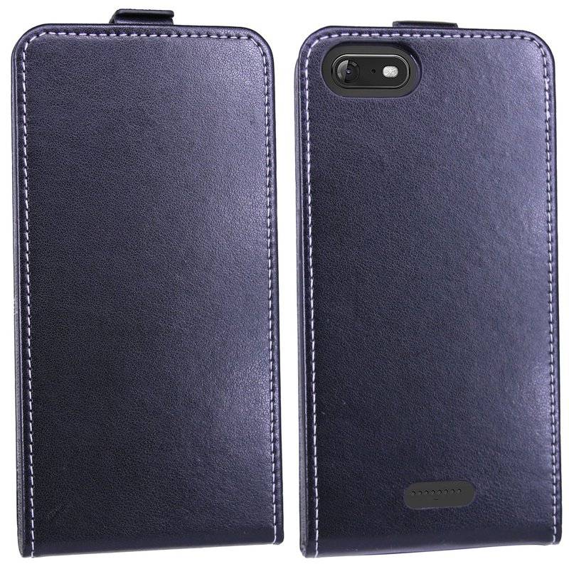 Wiko Tommy 3 Handyhülle Tasche Flip Case Smartphone Schutzhülle Schwarz