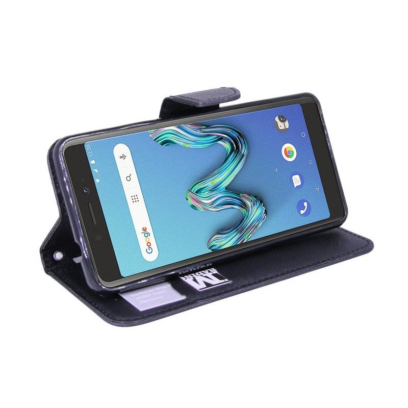 Wiko Tommy 3 Handyhülle Tasche Flip Case Smartphone Schutzhülle Schwarz