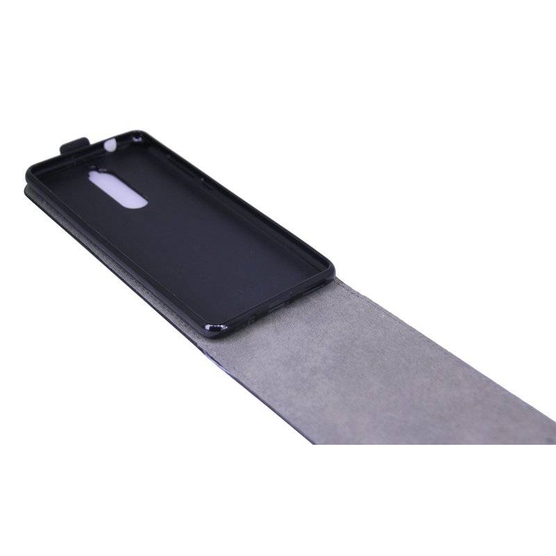 Nokia 5.1 2018 Handyhülle Tasche Flip Case Smartphone Schutzhülle Schwarz