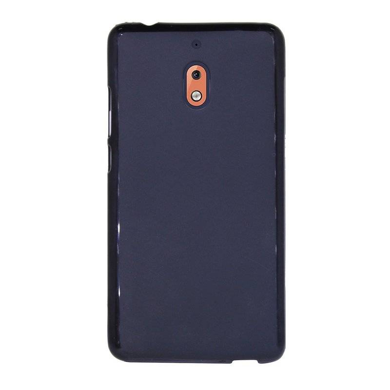 Nokia 2.1 2018 Handy Silikon Schutzhülle Cover Case Schwarz