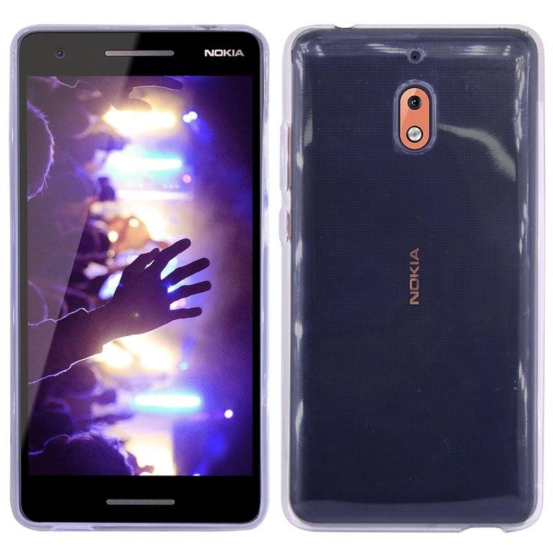 Nokia 2.1 2018 Handy Silikon Schutzhülle Cover Case Transparent