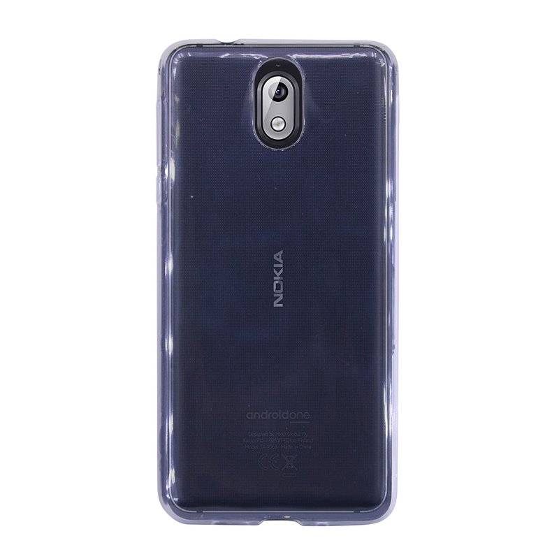 Nokia 3.1 2018 Handy Silikon Schutzhülle Cover Case Transparent