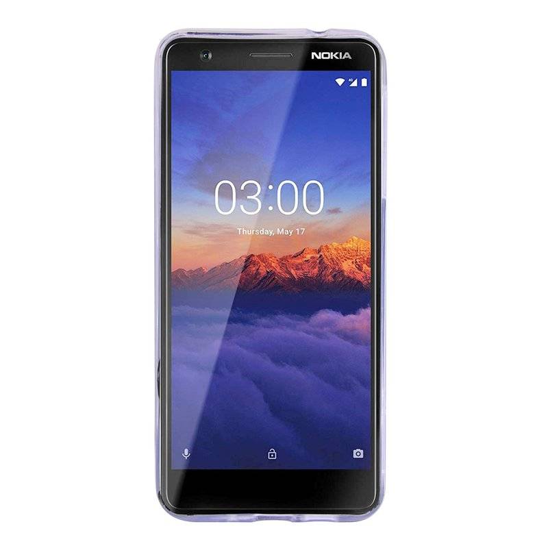 Nokia 3.1 2018 Handy Silikon Schutzhülle Cover Case Transparent