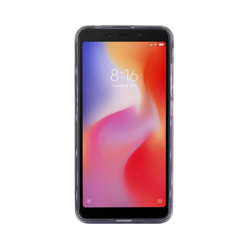 Xiaomi Redmi 6A Handy Silikon Schutzhülle Cover Case Transparent