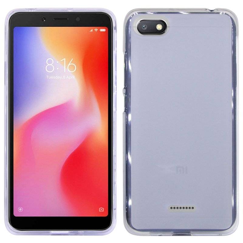 Xiaomi Redmi 6A Handy Silikon Schutzhülle Cover Case Transparent