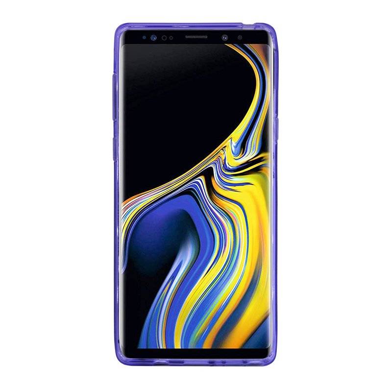 Samsung Galaxy Note 9 Handy Silikon Schutzhülle Cover Case Lila