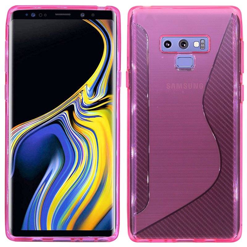 Samsung Galaxy Note 9 Handy Silikon Schutzhülle Cover Case Pink
