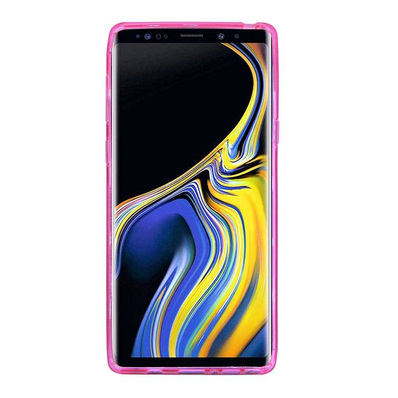Samsung Galaxy Note 9 Handy Silikon Schutzhülle Cover Case Pink