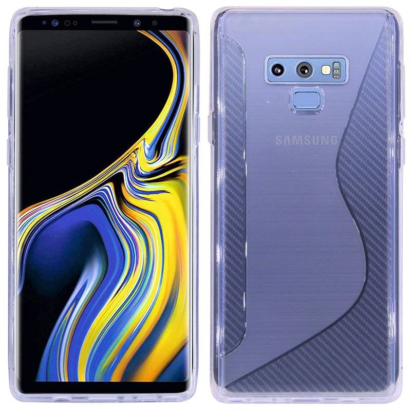 Samsung Galaxy Note 9 Handy Silikon Schutzhülle Cover Case Transparent