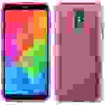 LG Q7a Alpha Handy Silikon Schutzhülle Cover Case Pink