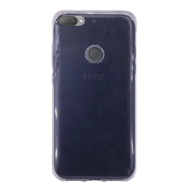 HTC Desire 12+ (Plus) Handy Silikon Schutzhülle Cover Case Grau
