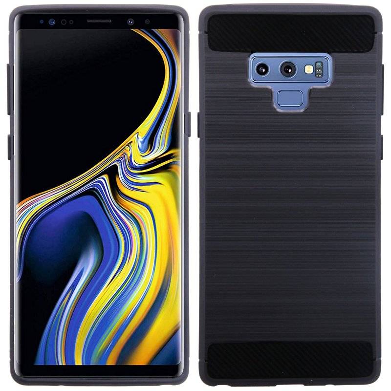 Samsung Galaxy Note 9 Handy Silikon Schutzhülle Cover Case Schwarz