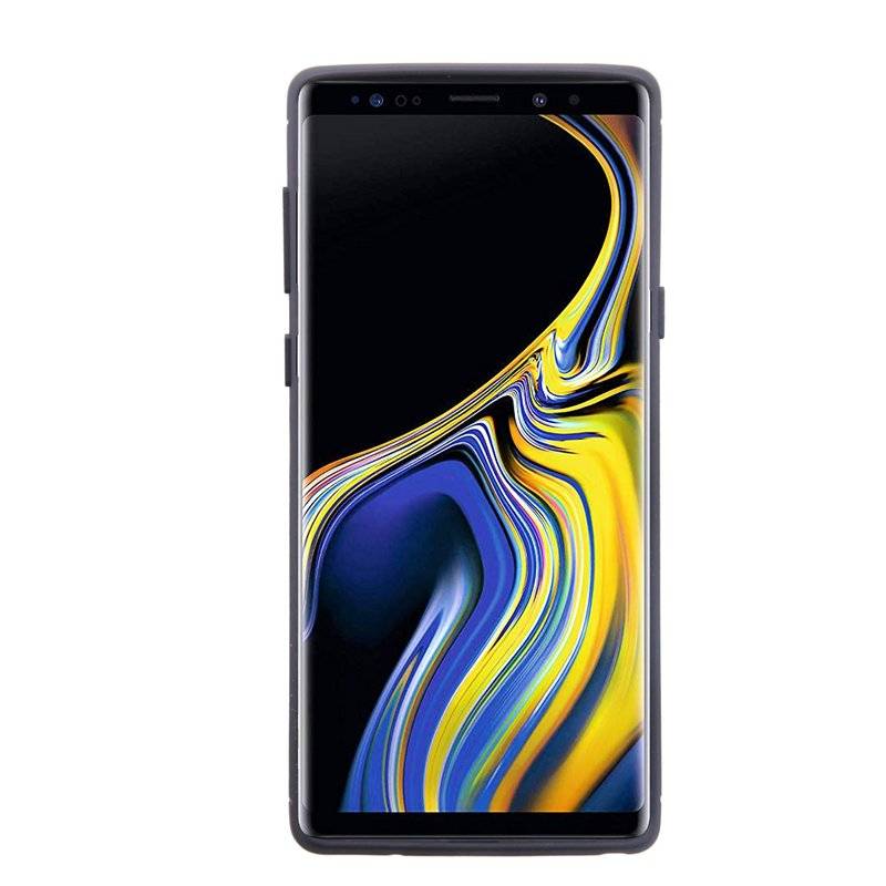 Samsung Galaxy Note 9 Handy Silikon Schutzhülle Cover Case Schwarz