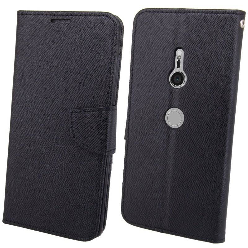 Sony Xperia XZ3 Handyhülle Tasche Flip Case Schutzhülle Schwarz