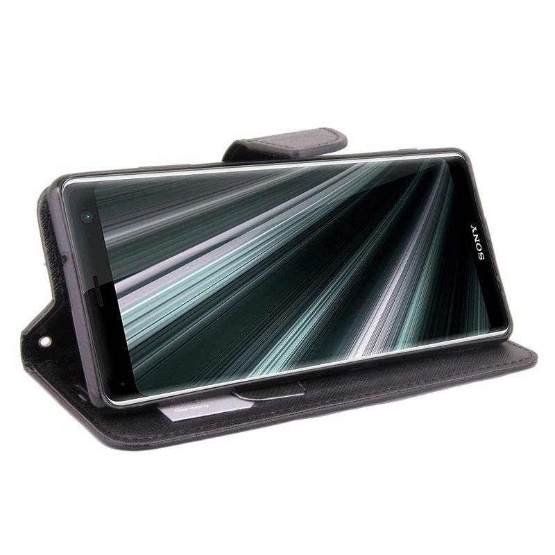 Sony Xperia XZ3 Handyhülle Tasche Flip Case Schutzhülle Schwarz