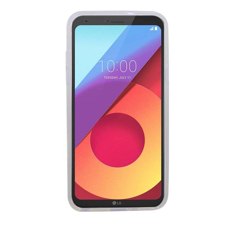 LG Q6 Handy Silikon Schutzhülle Cover Case Transparent