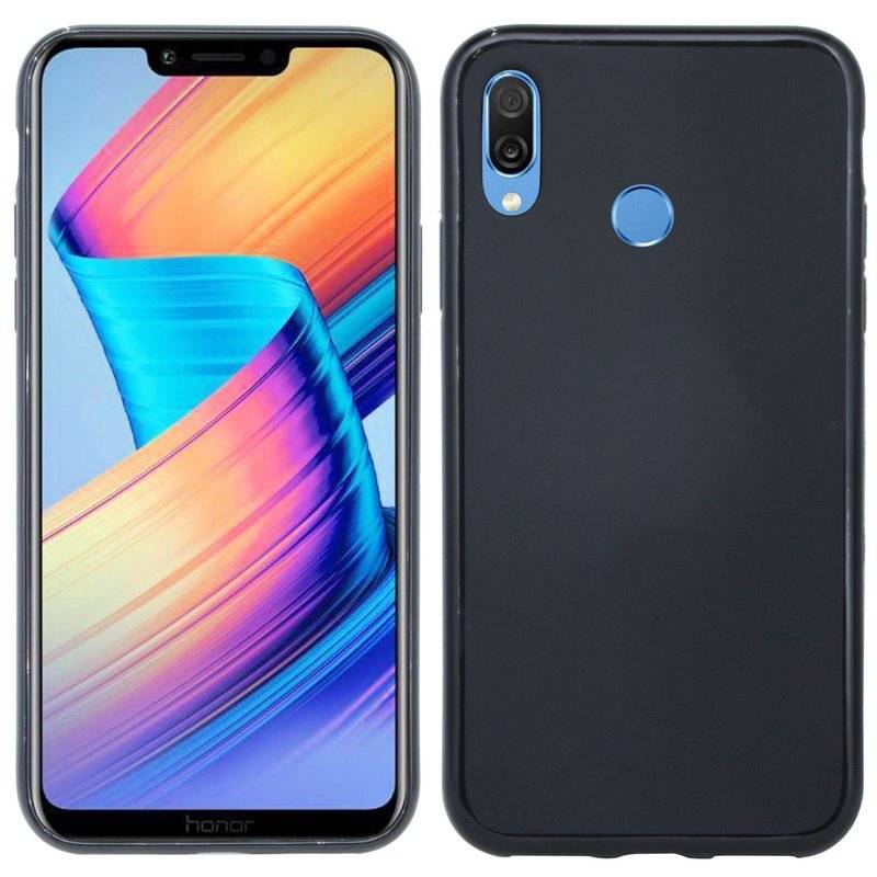 Honor Play Silikon Hülle Schwarz Cover Case Bumper