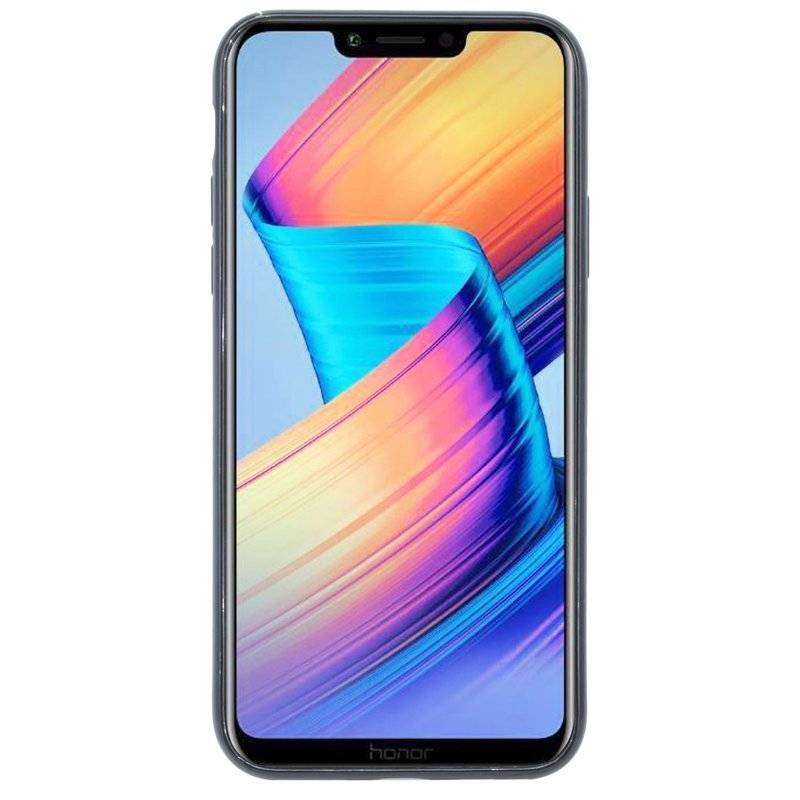 Honor Play Silikon Hülle Schwarz Cover Case Bumper