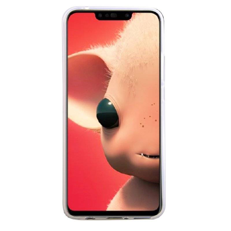 Huawei P Smart+ Plus Silikon Hülle Cover Case Ice Transparent