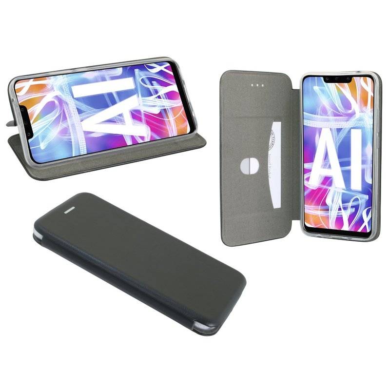 Huawei Mate 20 Lite Tasche Flip Case Schutzhülle Schwarz