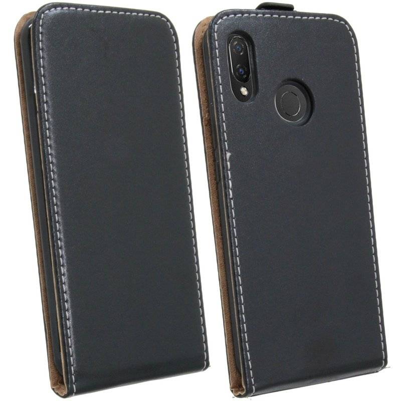 Huawei P Smart+ (Plus) Tasche Flip Case Schutzhülle Schwarz