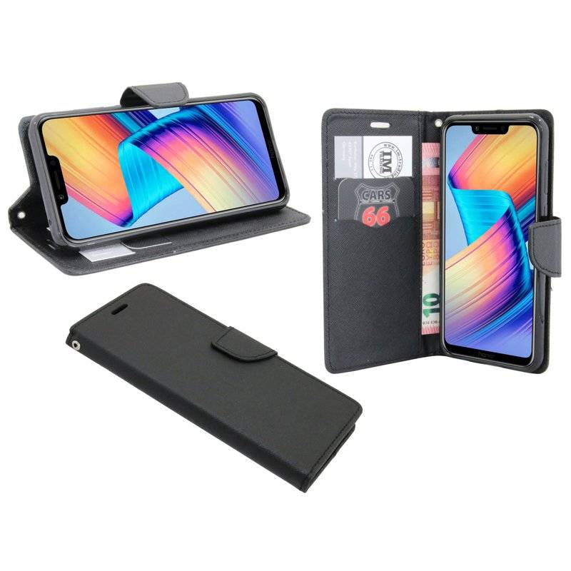 Honor Play Tasche Flip Case Schutzhülle Schwarz