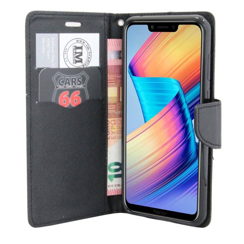 Honor Play Tasche Flip Case Schutzhülle Schwarz