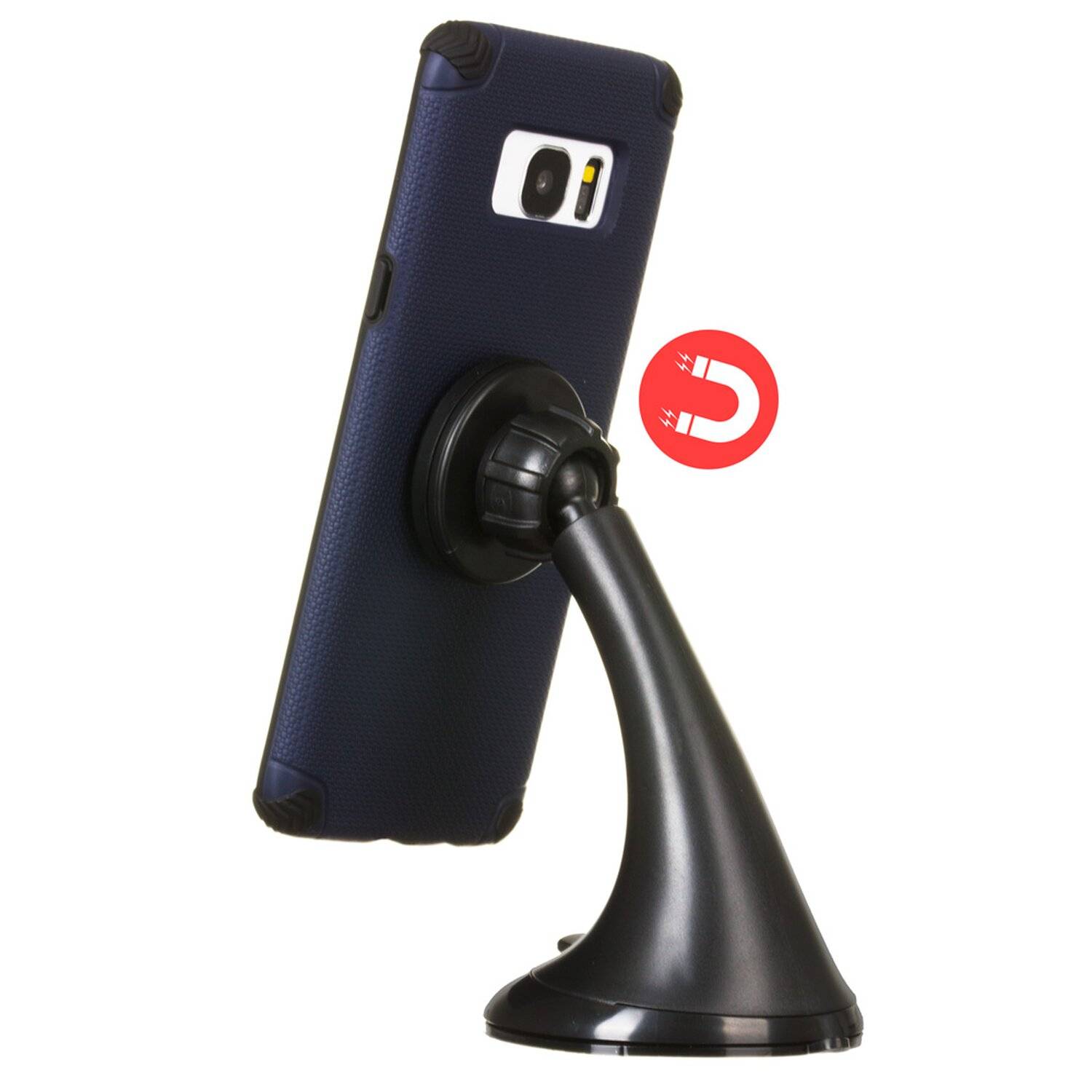 Huawei P20 Silikon Schutzhülle Magentisch Hard Case Schwarz